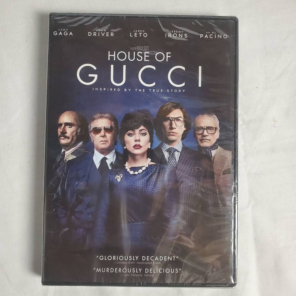 House of Gucci (DVD, 2021, Lady Gaga, Adam Driver, Jared Leto, Al Pacino)